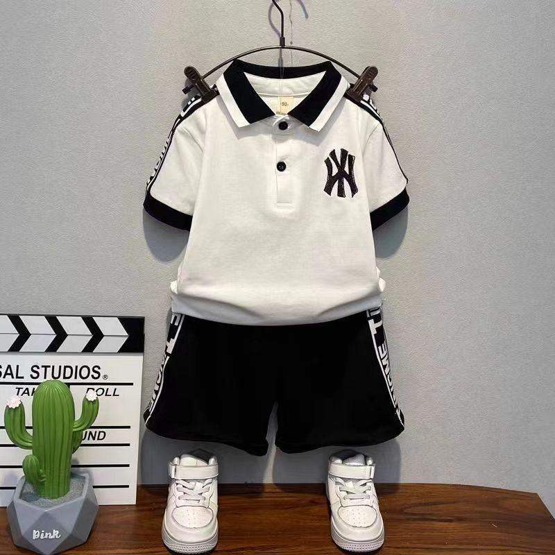 camisa polo infantil e Bermuda - HalloStore