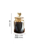 🏷️ Potes de Vidro Herméticos com Vedação de Silicone – Armazenamento Seguro e Elegante para Seus Alimentos