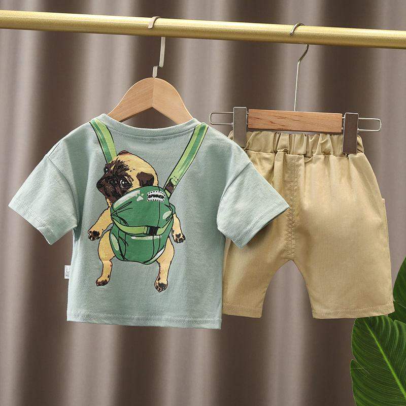 Conjunto Infantil Masculino de algodão -Estilo Casual - HalloStore