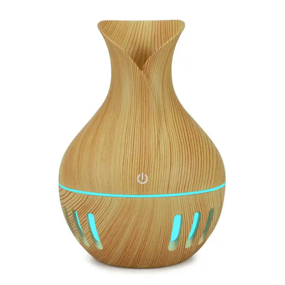 Umidificador e Difusor de Ar Ultrassônico Silencioso com Luz LED – Aromaterapia e Bem-Estar em Casa | HalloStore