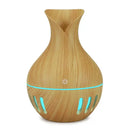 Umidificador e Difusor de Ar Ultrassônico Silencioso com Luz LED – Aromaterapia e Bem-Estar em Casa | HalloStore