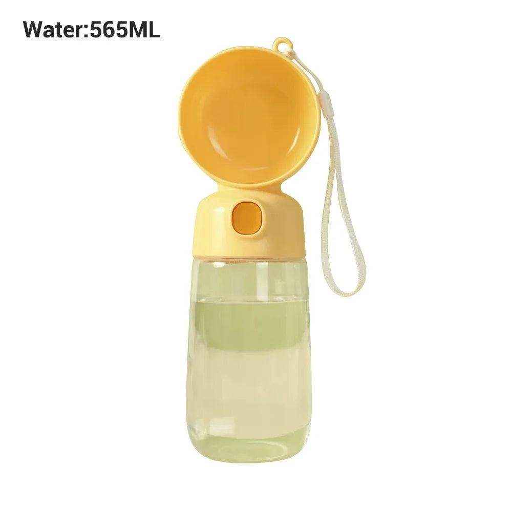 Garrafa de Água Portátil 2 em 1 para Pets - HalloStore