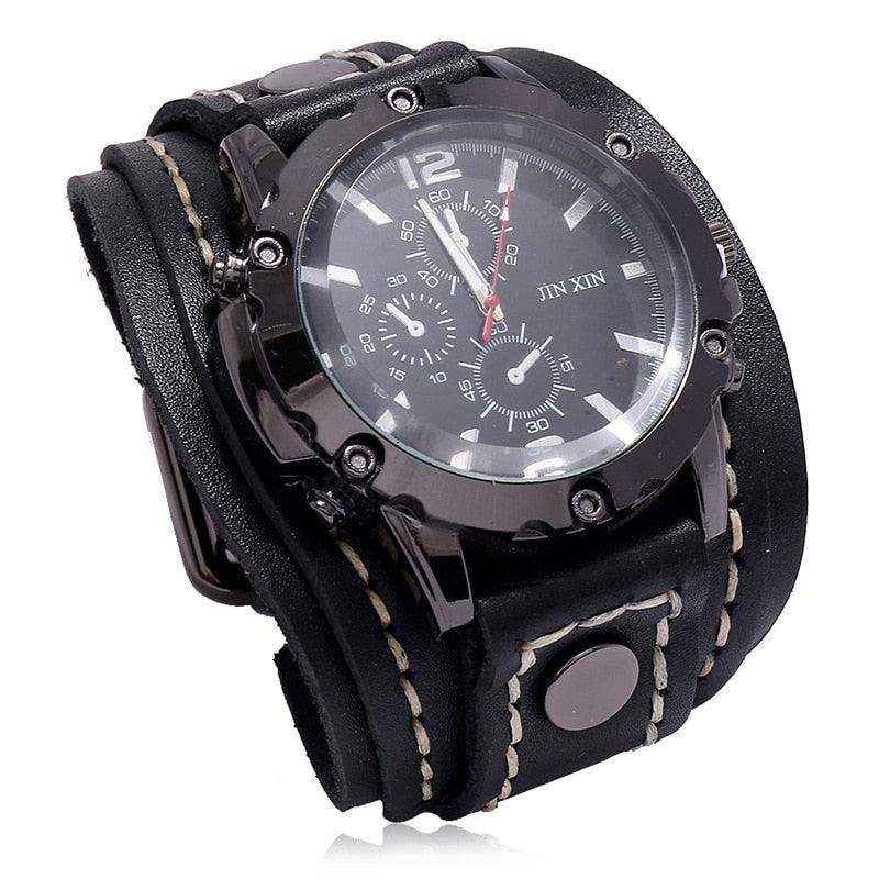 Relógio de Pulseira de Couro - HalloStore
