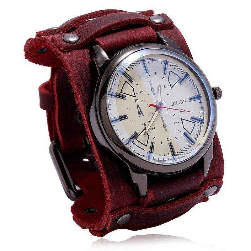 Relógio de Pulseira de Couro - HalloStore