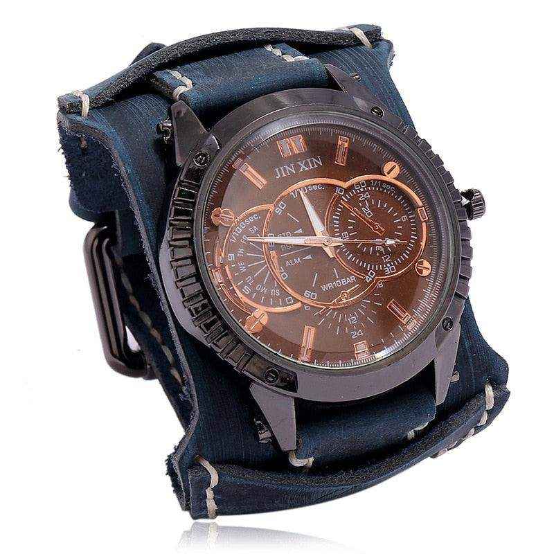 Relógio de Pulseira de Couro - HalloStore