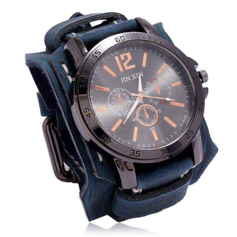 Relógio de Pulseira de Couro - HalloStore