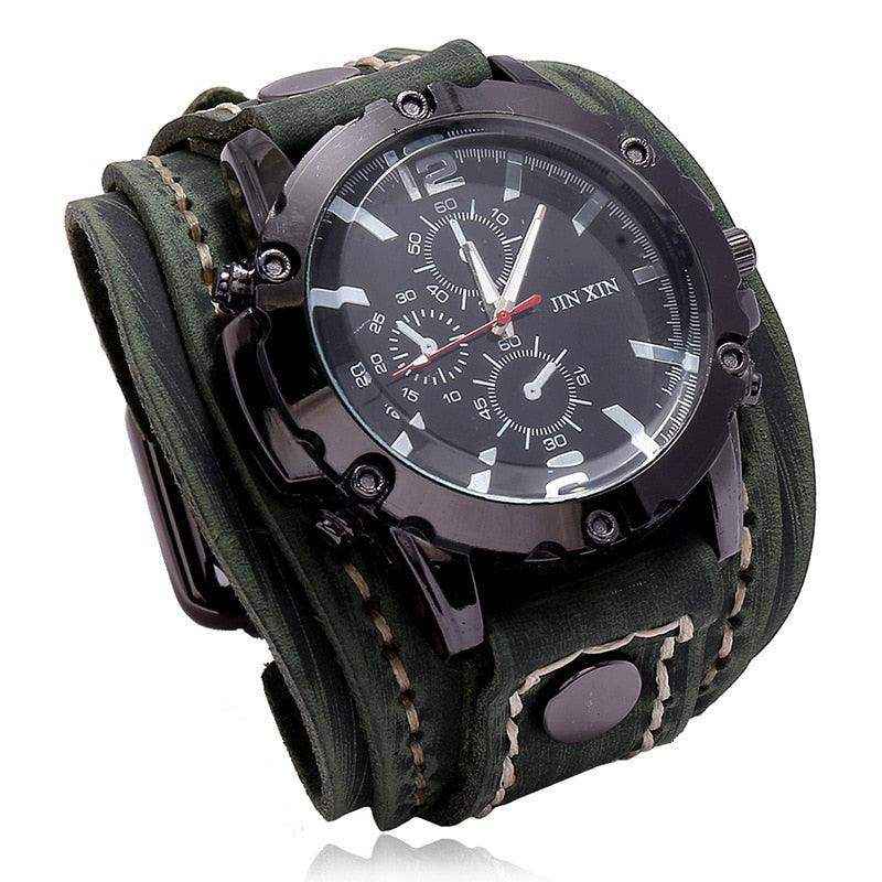 Relógio de Pulseira de Couro - HalloStore
