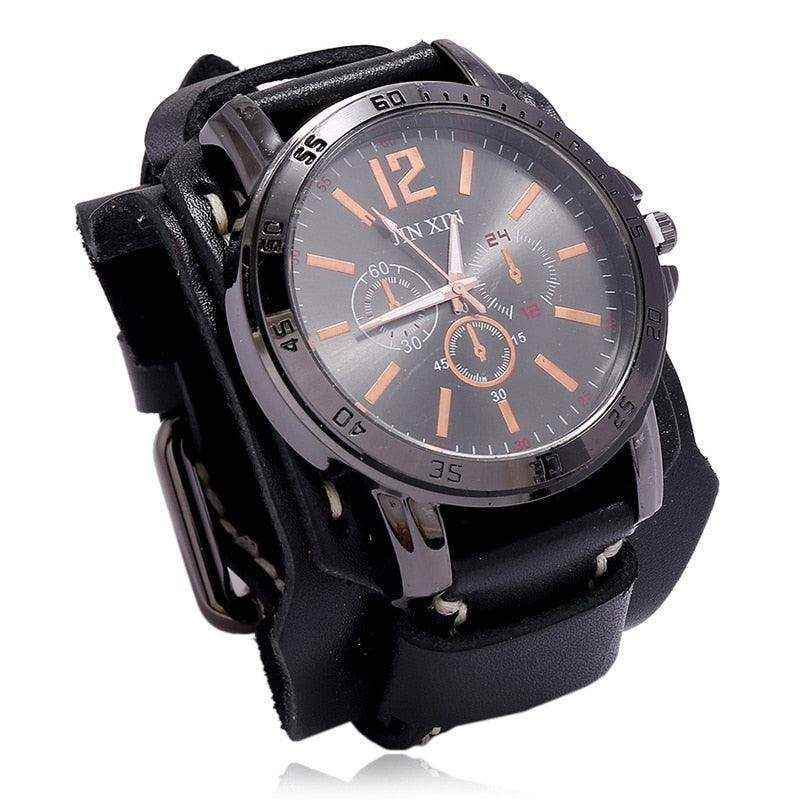 Relógio de Pulseira de Couro - HalloStore