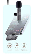 Microfone Lapela Sem fio - HalloStore