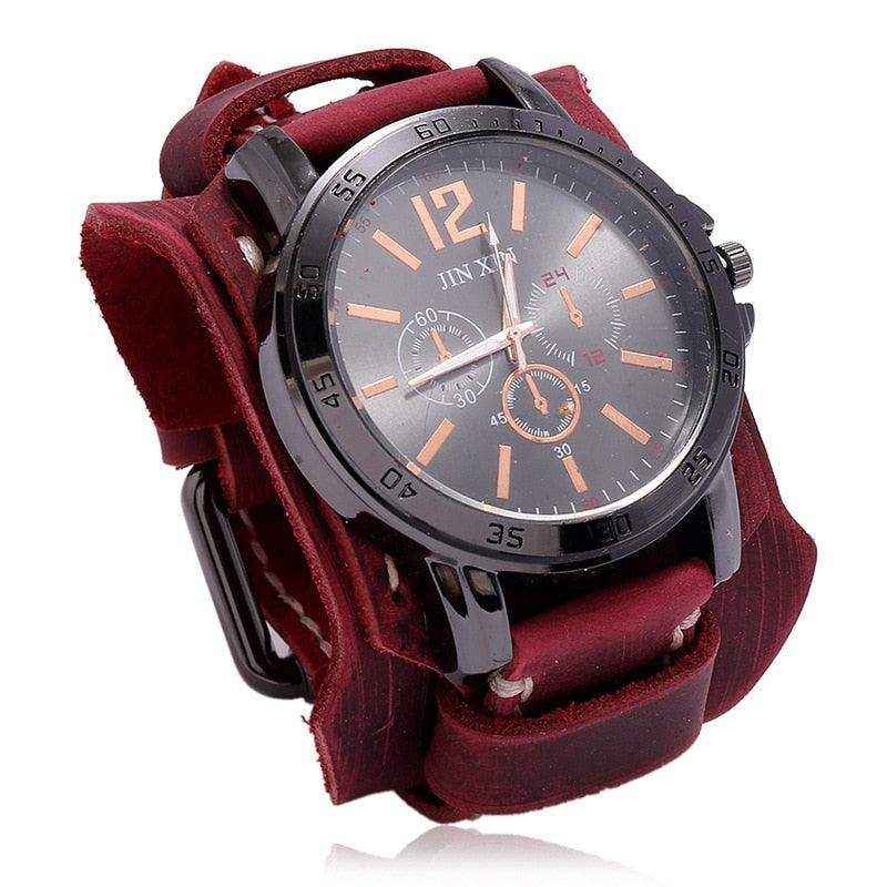Relógio de Pulseira de Couro - HalloStore