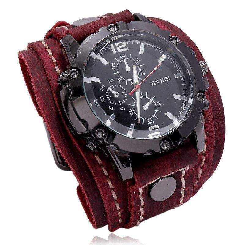 Relógio de Pulseira de Couro - HalloStore