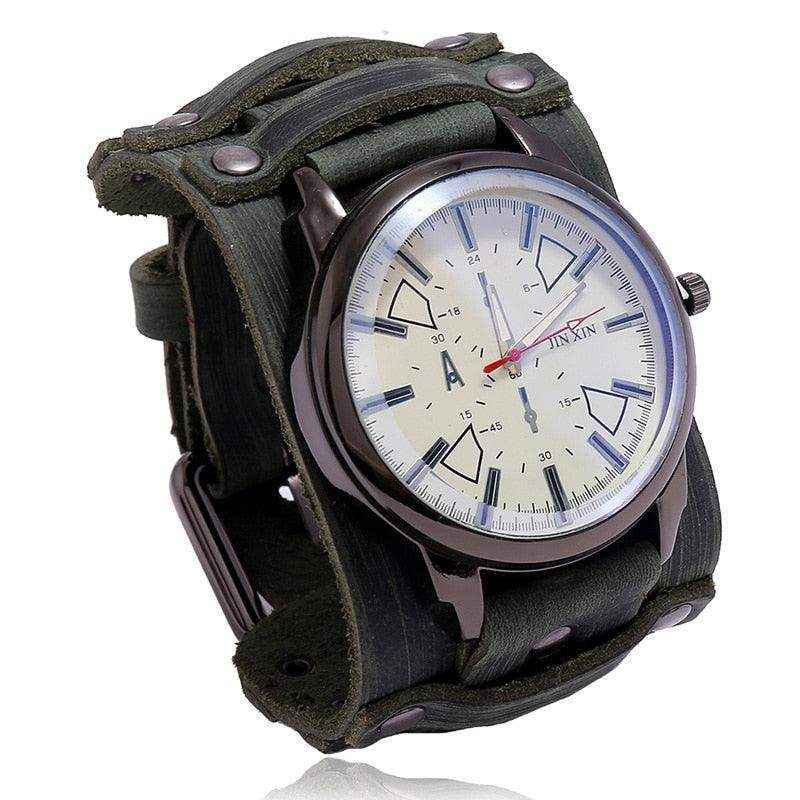 Relógio de Pulseira de Couro - HalloStore
