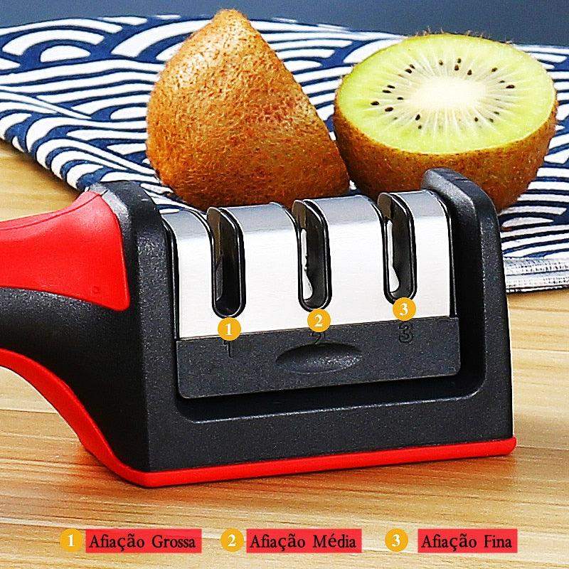 Amolador de Facas Profissional: Mantenha suas Facas Afiadas com Facilidade! - HalloStore