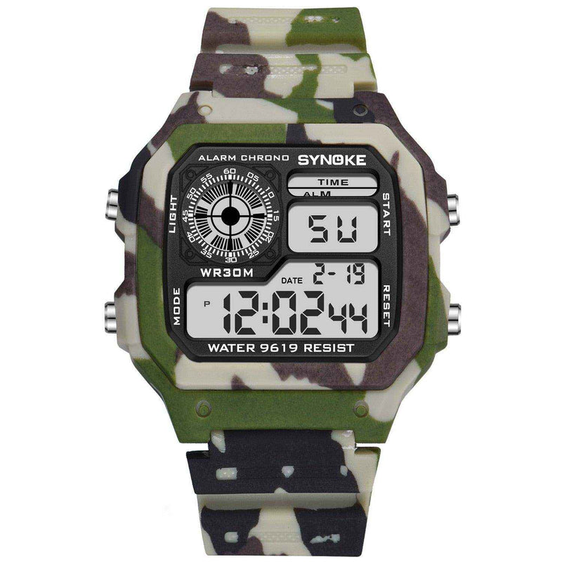Synoke militar esportes relógio digital - HalloStore