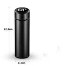 Garrafa Térmica Com Termômetro Aço Inox - HalloStore