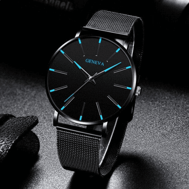 BLY Relogio Masculino de Luxo Geneva Minimal Original - HalloStore
