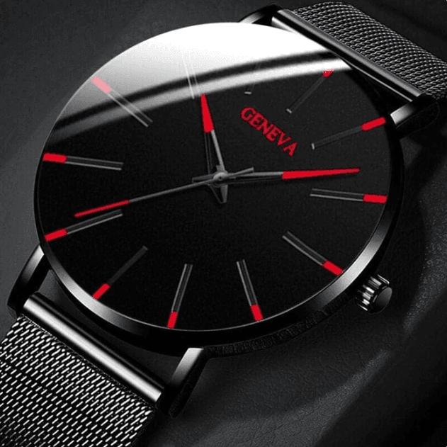 BLY Relogio Masculino de Luxo Geneva Minimal Original - HalloStore